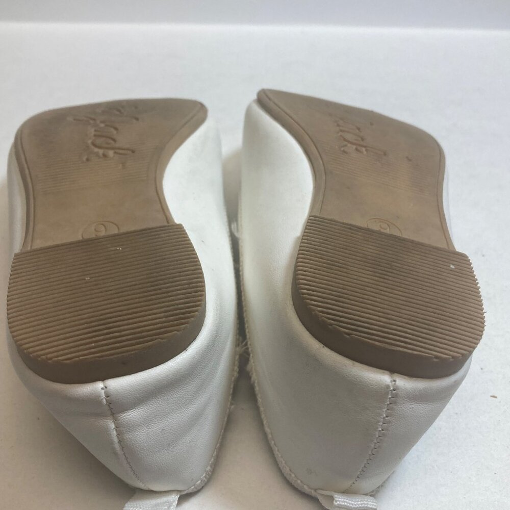 Cat & Jack Toddler Shoes White Mary Janes 9 Slip on Bow Accent - Picture 9 of 10